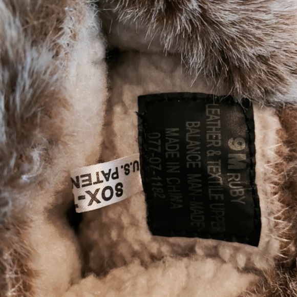 Ruby Faux Fur and Suede Sox-Tab Boots! - Picture 4 of 4